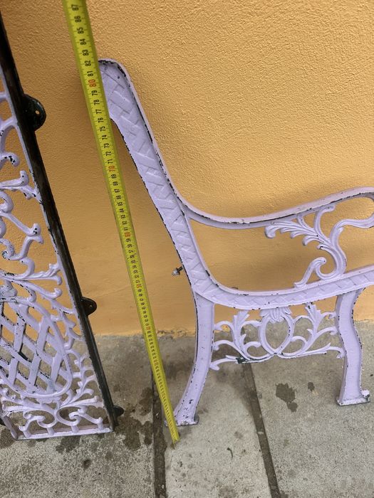 2 banci din fonta complete