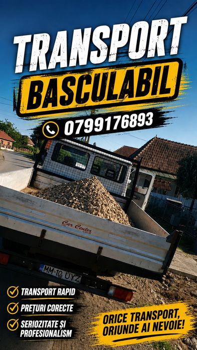 Transport basculabil