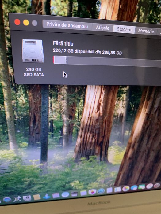 Laptop MacBook White intel core 2,Display 13,3,ssd 256gb m,baterie ok