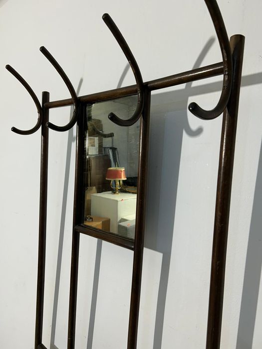 Cuier Vintage stil Thonet; Cuier Perete din Lemn