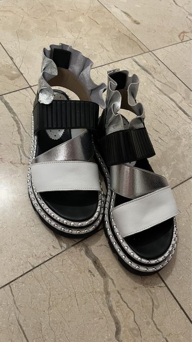 Sandale din piele naturala, marimea 38