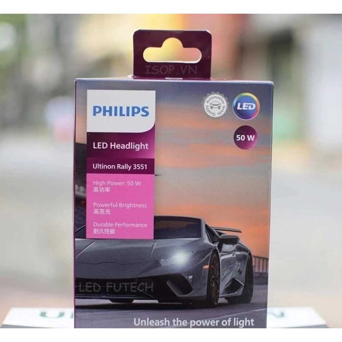 LED Крушки Philips, H11, 50W, 4500lm, 6300K, с Can-Bus технология