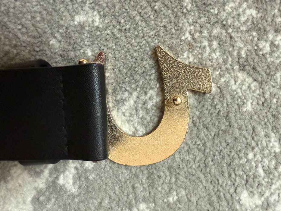 True Religion ремень черного цвета