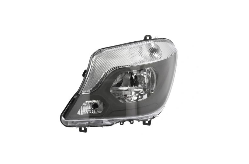 Far Mercedes Sprinter 210-519, 10.2013-06.2018, montare fata, stanga/dreapta, cu lumina de zi; H7+H7+PY21W+W21W+W5W; electric; cu motor; halogen