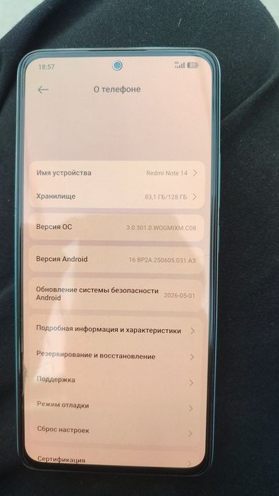 Redmi note 14 telefon