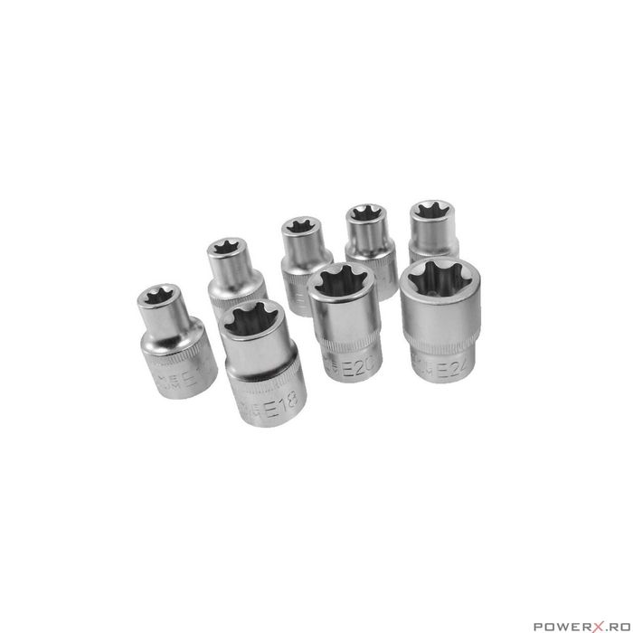 Set de 9 chei tip torx, 1/2" E10-E24, Verke