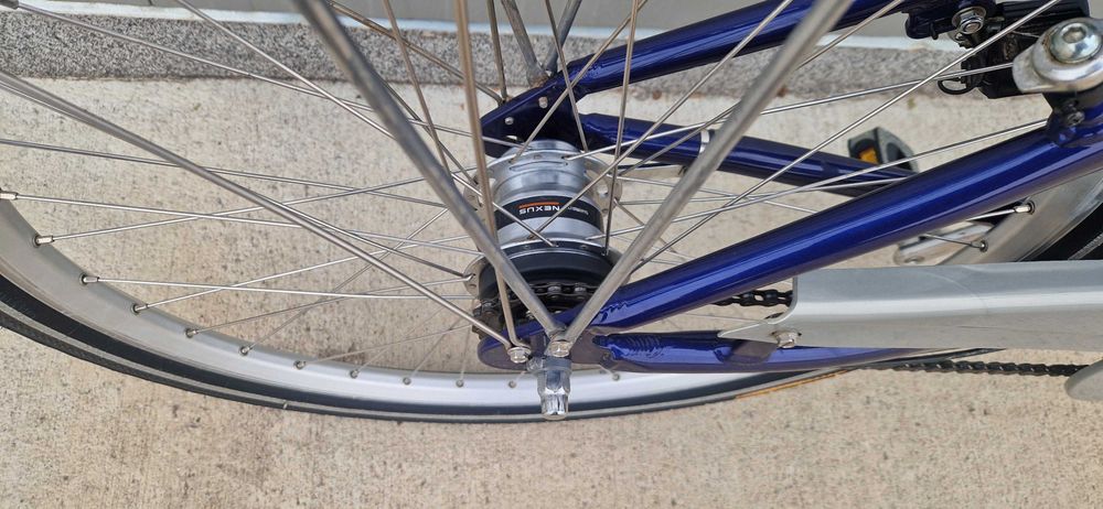 Дамски алуминиев велосипед Hercules колело 26"