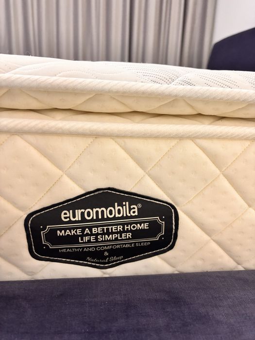 Saltea Euromobila 200x200, impecabila, ca noua
