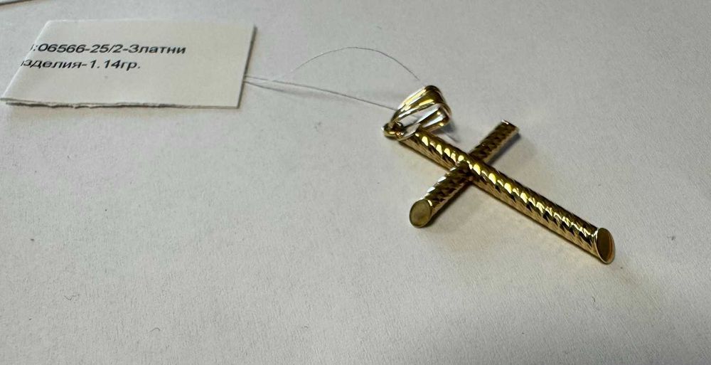 Златна висулка(кръст) 1.14гр.