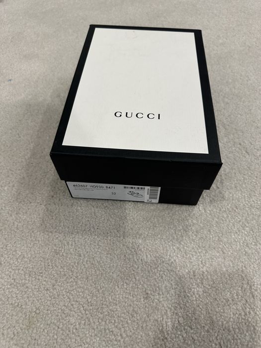 Детски кожени сандали за момиче на Gucci