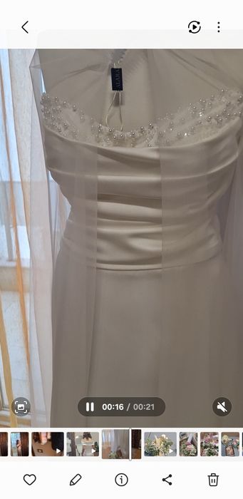 Vând rochie de mireasa creație  Allara