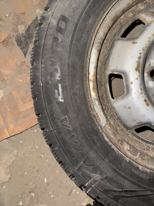 Зимние шины со стальными дисками