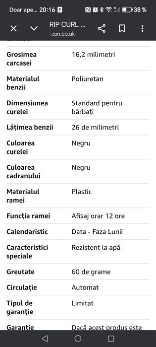 Ceas digital pentru Surf Rip Curl