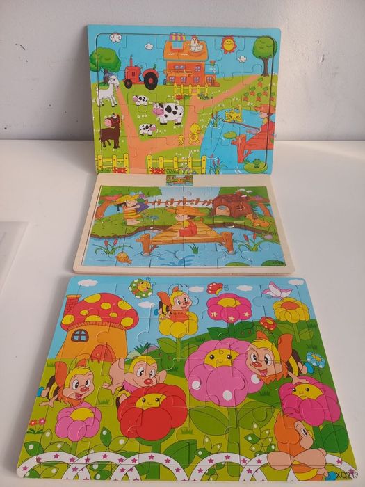 Деревянные пазлы,вкладыши