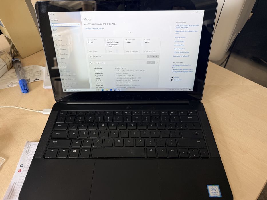 Laptop Razer Blade Stealth 13” intel 7500u i7