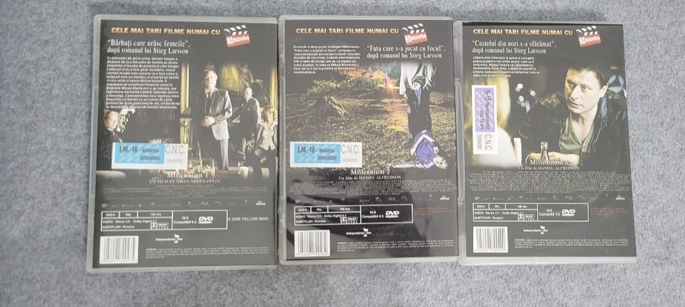 Colectia de 3 DVD-uri Millennium