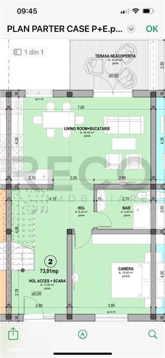 RECO apartament 2 camere in  Santandrei