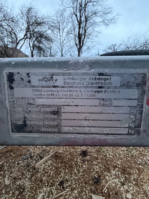 Platforma auto 2000kg