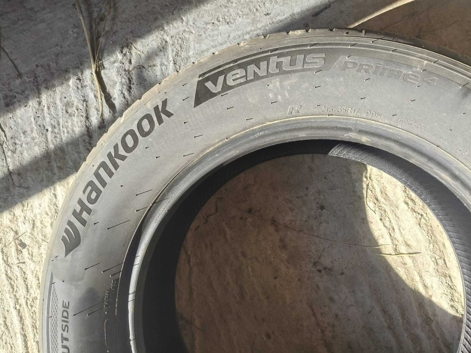 Vând anvelope vara HANKOOK VENTUS PRIME4 K135A 215/65R17 99H
