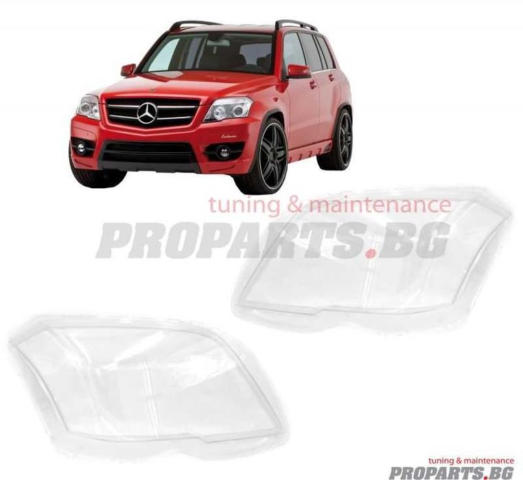 Стъкла за фарове за Mercedes Benz GLK 08-12