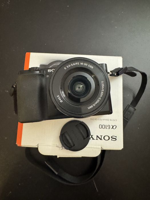 Aparat foto Mirrorless SONY Alpha A6100, 24.2 MP, 4K, Wi-Fi, negru + Obiectiv 16-50mm