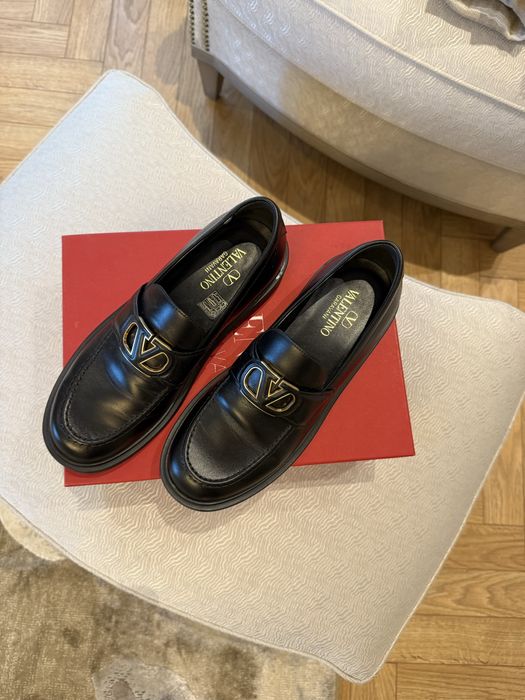 Лоферы кожа Valentino оригинал