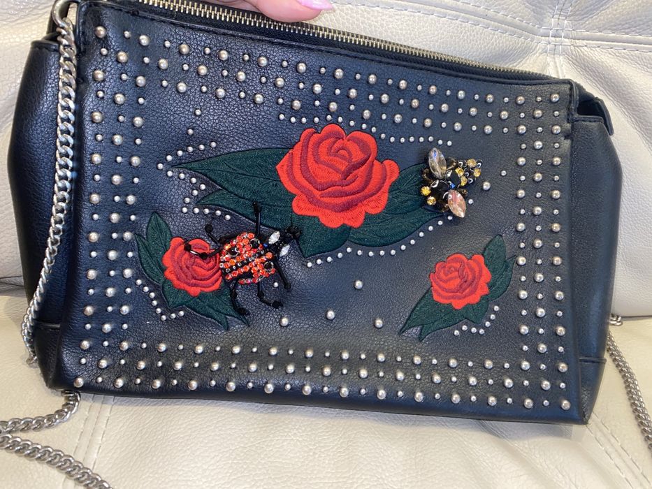 Кожена чанта Zara