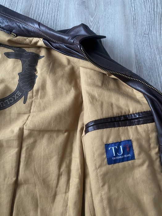 Geaca piele Trusardi 500lei