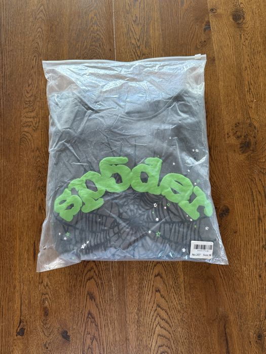 Sp5der Gray Hoodie
