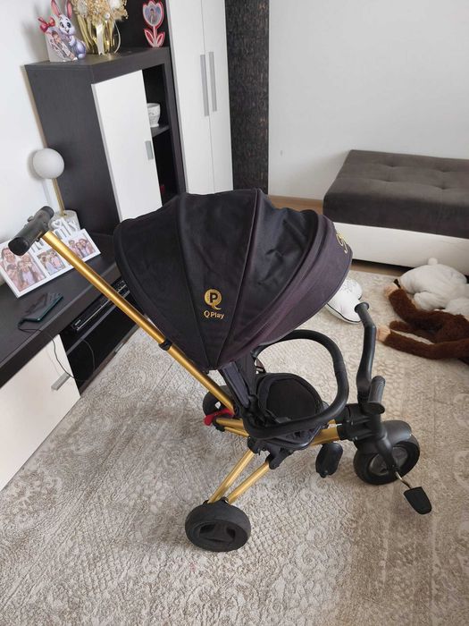 Vând Tricicleta ultrapliabila Qplay Nova Rubber, Gold