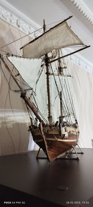 Дървен макет на кораб