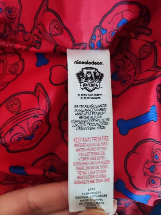 Geaca iarna baieti marimea 116 Paw Patrol
