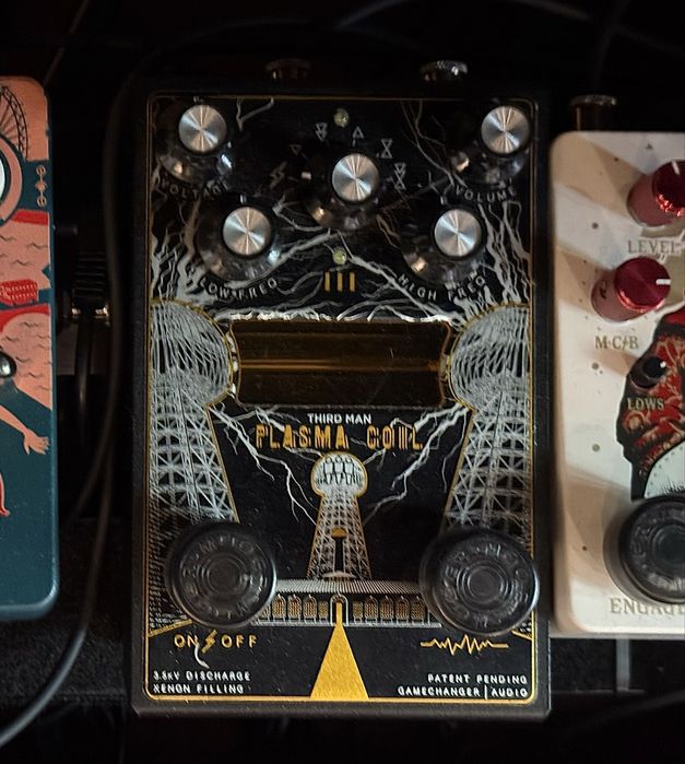 Three Man Records Plasma Pedal distortion fuzz pedala chitara