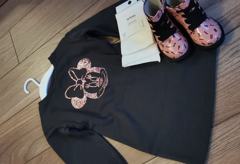 Ghete Zara / Tinuta Minnie fetiță 2 ani
