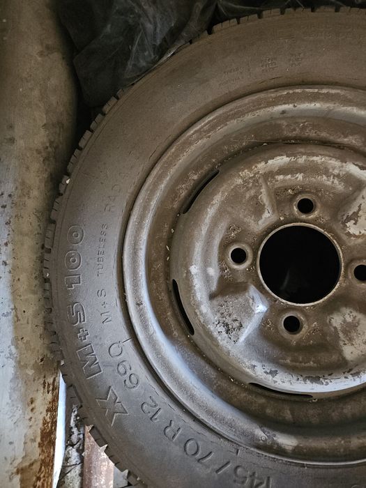 Диск + Шина 145/70 R12  Damas