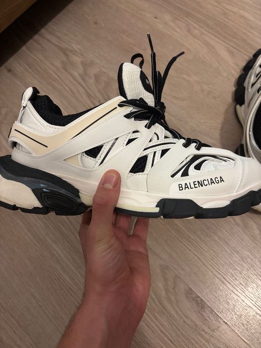 Balenciaga track off white black