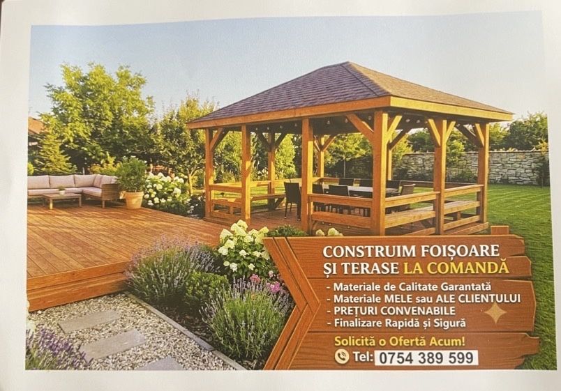 Vand construiesc foisoare