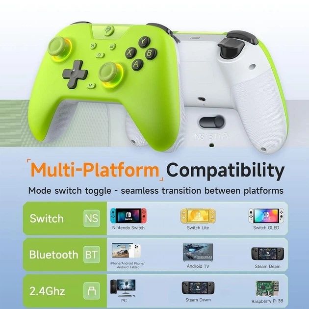 Беспроводной геймпад EasySMX X05 с подсветкой.