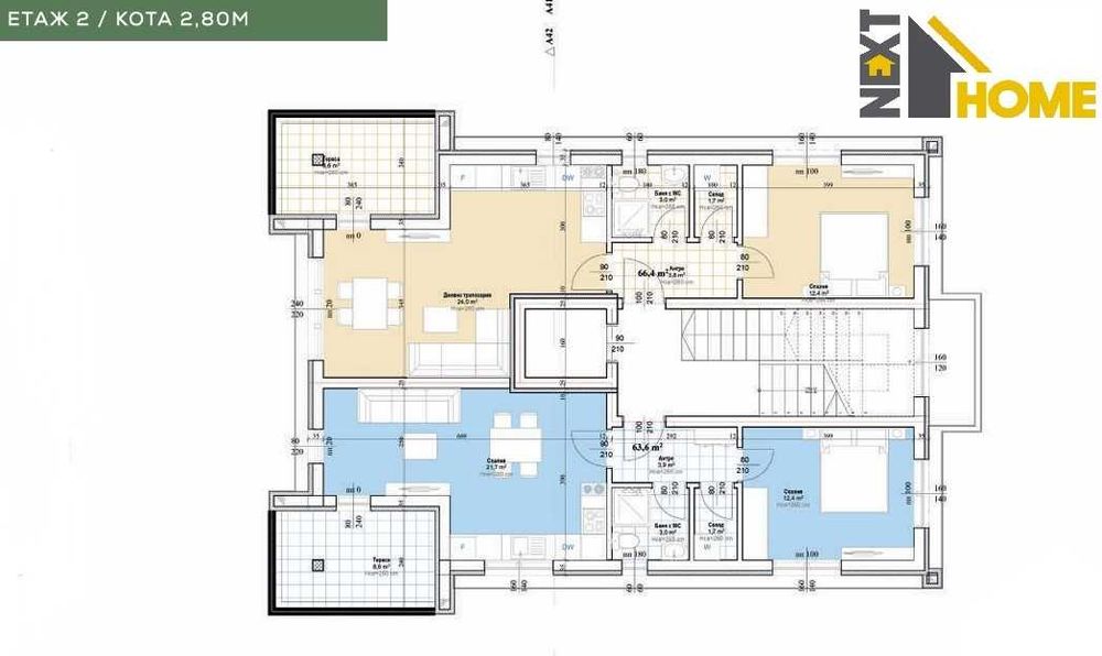 Продава се Двустаен апартамент в Асеновград - 91 кв.м за 740 €/кв.м - Снимка #8