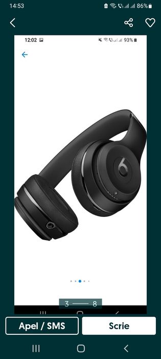 Căști audio Beats Solo 3,Black