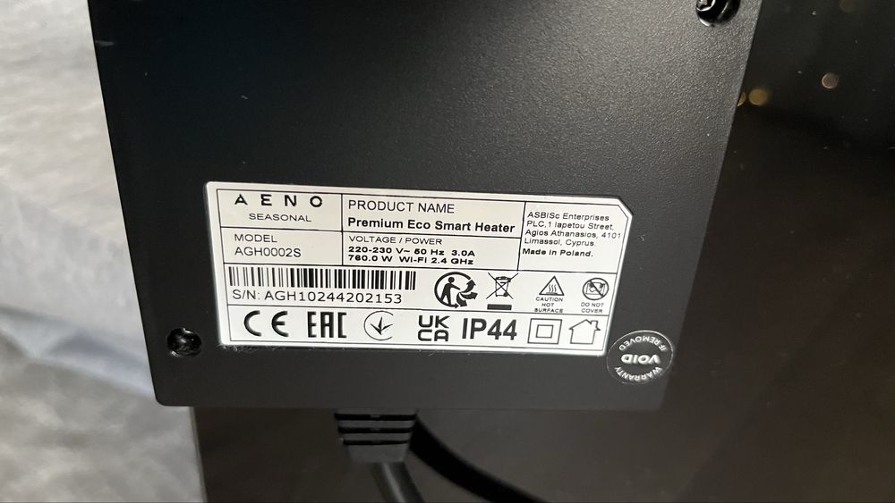 Aeno premium eco smart конвектор AGH0002S