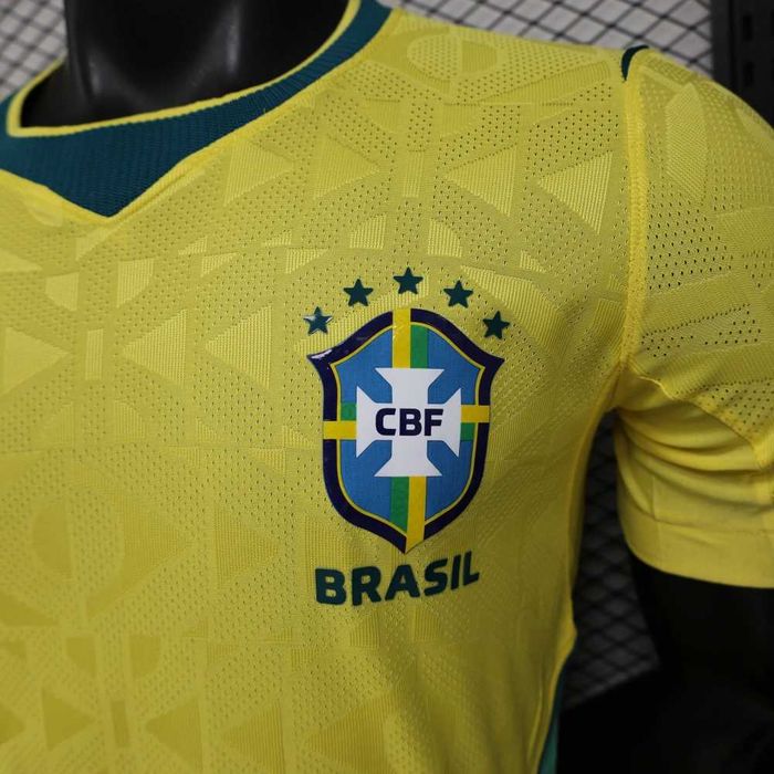 Tricou Brazilia Home Kit - Vini Jr. 7 Player Version