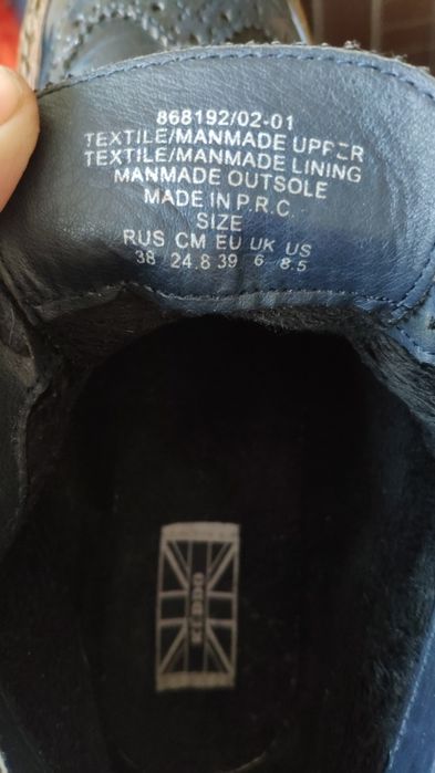 Ботинки женские размер 38