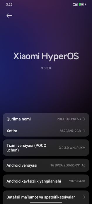 Poco x6 pro 5g 512gb