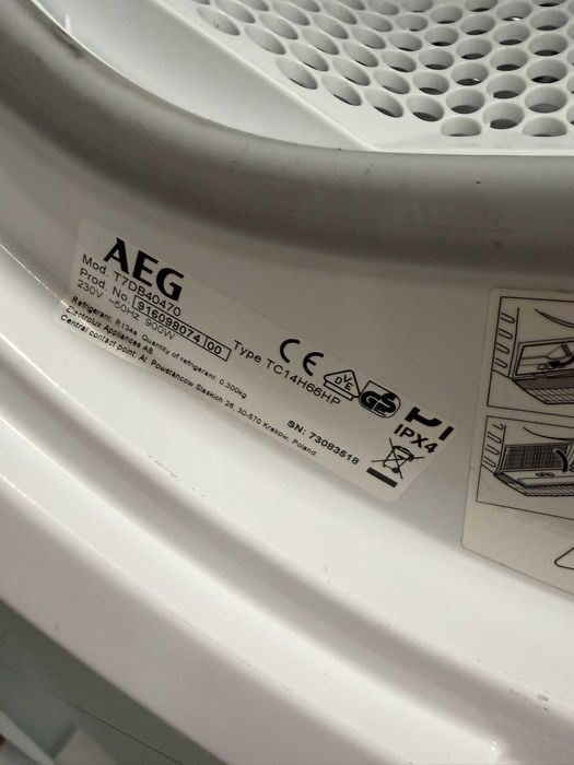 Сушилня с термопомпа AEG T7DB40470, 7 кг, 66 dB