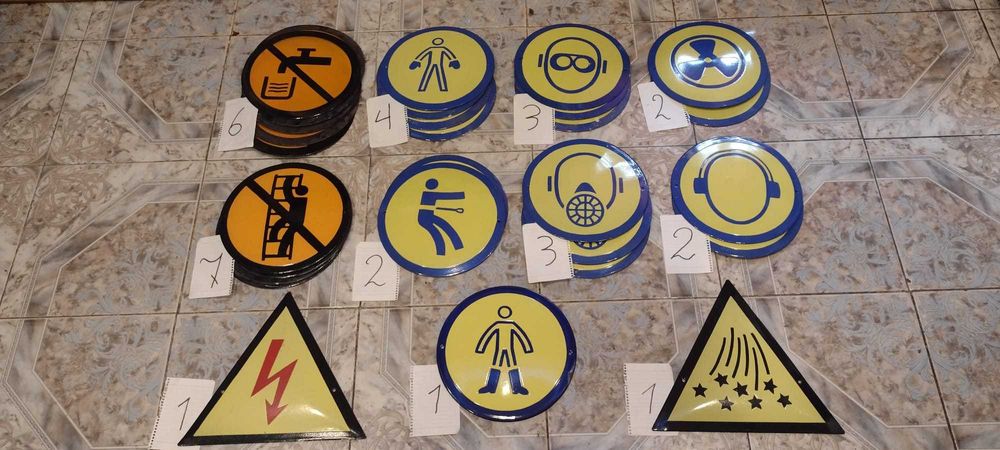 Соц Ретро емайлирани табели