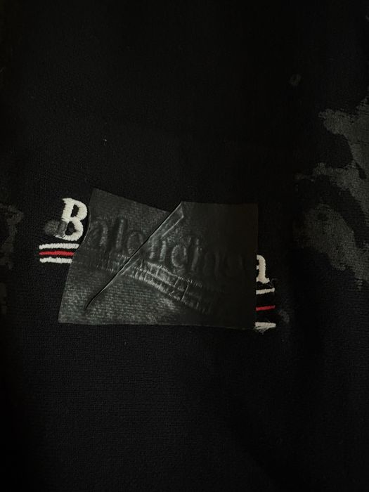 Hanorac Balenciaga distressed (Rick Owens, Margiela, Vetements)