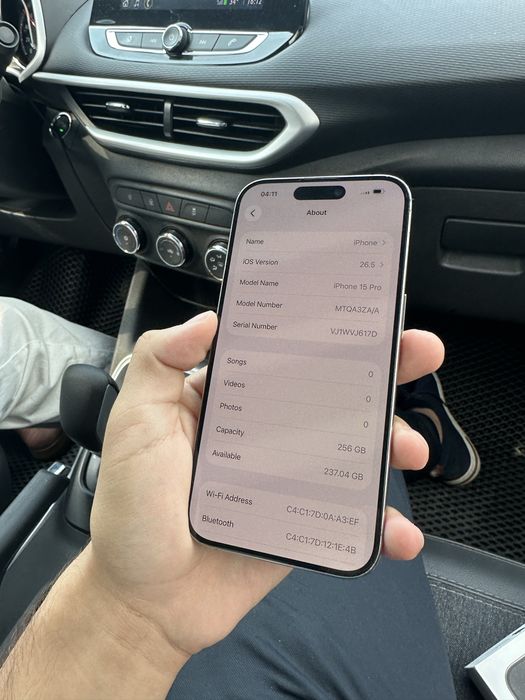 Iphone 15 pro 256gb Dual sim