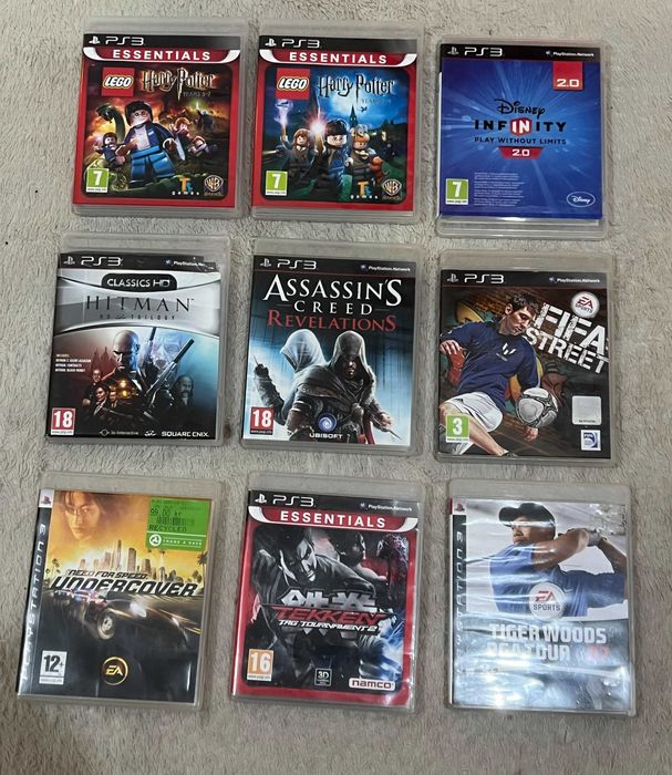 Jocuri PS3 originale FIFA Hitman Lego Assassin Tekken NFS
