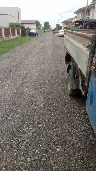 Drumuri,parcări, asfalt frezat, piatra,balast,beton concasat ,nisipuri, compost -mranită, utilaje